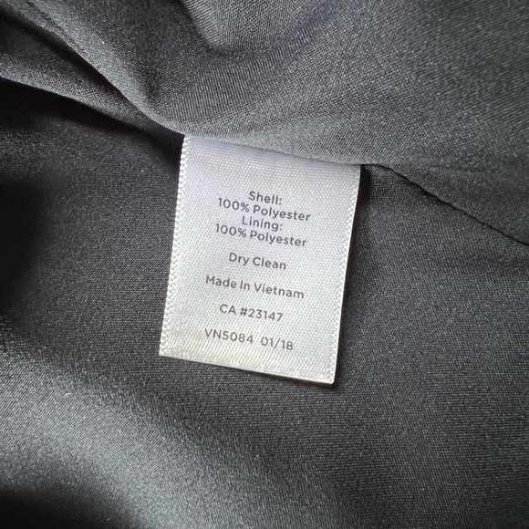 Talbots Womens dress Size 12. Dark Navy and White stunning embroidery detail. - Picture 6 of 12